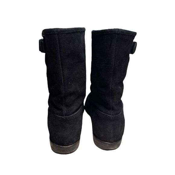 Slouchy Suede Black J. Crew Women's Langston Ankle Boots Size 7 - Picture 5 of 10